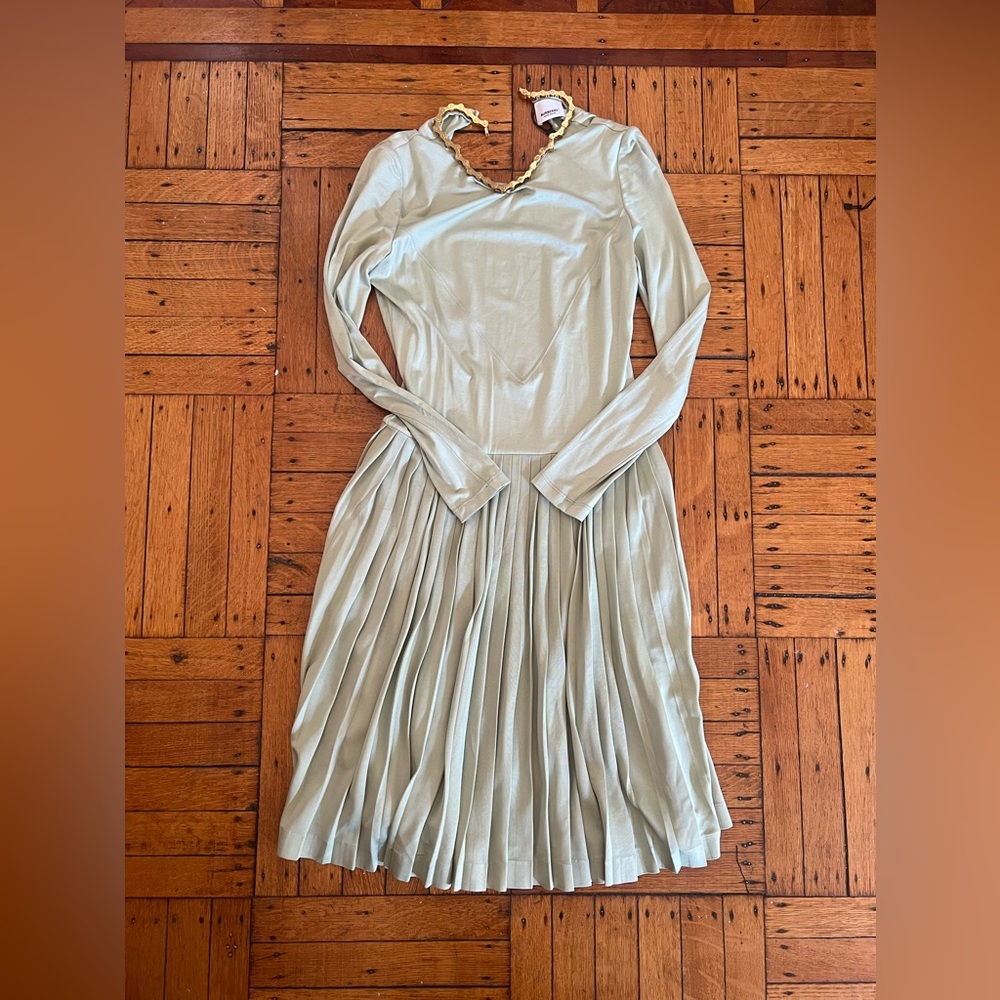 NWT Burberry Backless Runway Dress Size S